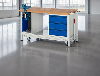 Absenkbare Werkbänke Basic 8